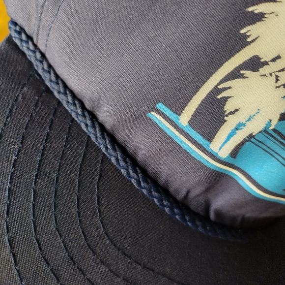 Vintage Myrtle Beach Snapback Hat With Built In Sun Visor South Carolina Fashion - Picture 4 of 15